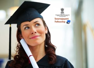 SwarnaJayanti Fellowships Scheme 2017-18 - Applications Invited