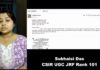 Subhaisi Das – CSIR NET JRF Rank 101 reviews BioTecNika’s Coaching