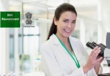 Staff Selection Commission (SSC), Govt of India Hiring Junior Chemist / Tech Assistant & Fertilizer Inspector | Salary : Upto Rs 40,000/- pm