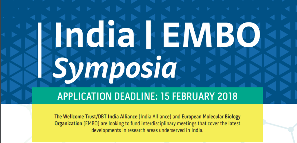 Applications Invited : India | EMBO Symposia 2019