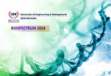 BIOSPECTRUM 2018 @ University of Engineering & Management, Kolkata BIOSPECTRUM 2018 @ University of Engineering & Management