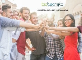 211 Biotecnika Students Qualify CSIR NET Dec 2017 & GATE 2018 Exams 211 Biotecnika Students Qualify CSIR NET Dec 2017 & GATE 2018 Exams