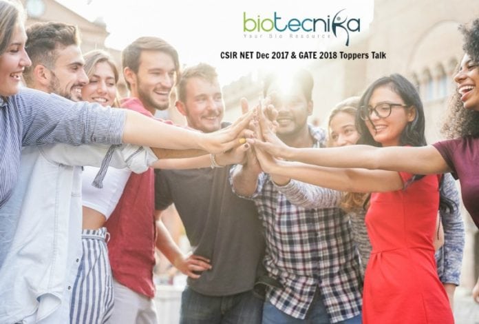 211 Biotecnika Students Qualify CSIR NET Dec 2017 & GATE 2018 Exams