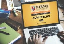 M.Sc. Admissions 2018 @ Nirma University M.Sc. & Ph.D. Admissions 2018 @ Nirma University