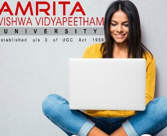 Amrita Vishwa Vidyapeetham M.Sc. Admission Notification 2018