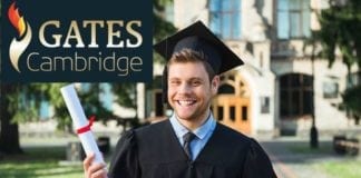 Gates Cambridge Scholarship 2019