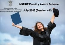 INSPIRE Fellowship Scheme 2018 By Department of Science and Technology INSPIRE Fellowship Scheme 2018