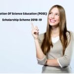 POSE Scholarship Scheme 2018-2019