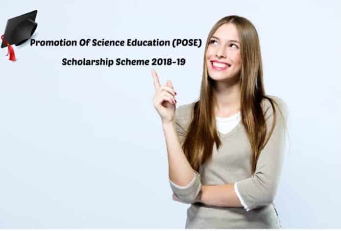 POSE Scholarship Scheme 2018-2019