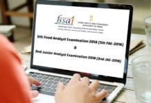 FSSAI Food Analyst Examination 2018