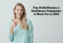 Top 10 BioPharma & Healthcare Companies to Work For in 2018