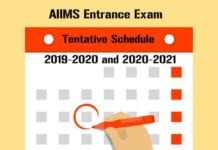 AIIMS Entrance Exam 2019 - Tentative Schedule