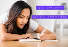 IIT JAM 2019 Official Notification