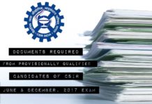 CSIR Notice : Documents Required from Candidates of CSIR 2017 Exam