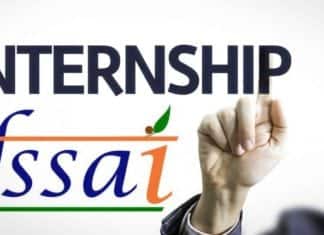 FSSAI November Internship Scheme 2018-19