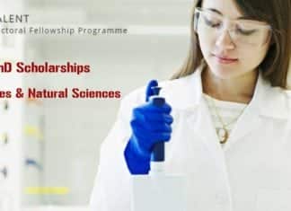TALENT Doctoral Fellowship Programme – 74 Life Sciences PhD Scholarships Available TALENT Doctoral Fellowship Programme