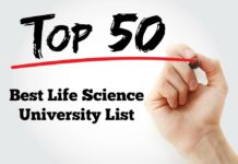 Top 50 Best Life Science Universities In The World Top 50 Best Life Science Universities In The World
