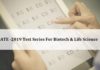 AIMGATE 2019 Test Schedule For GATE XL Life Science Subjects GATE Biotech & GATE Life Science Test Series - AIMGATE 2019