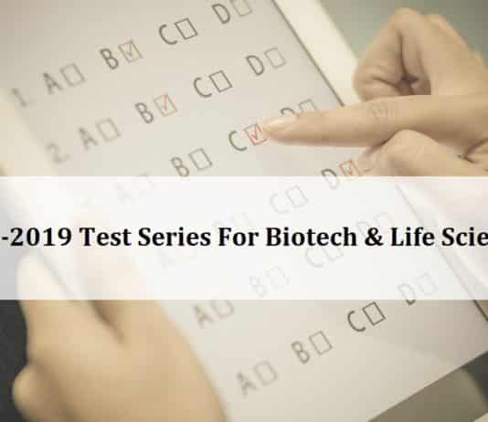 GATE Biotech & GATE Life Science Test Series - AIMGATE 2019