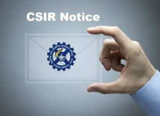 CSIR NOTICE : Re-upload Documents for CSIR NET Exam June 2018
