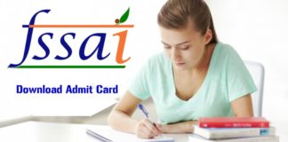 Download Admit Card For FSSAI FAE & JAE Exam 2018