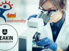TERI & Deakin University, Australia Joint PhD Programme 2018
