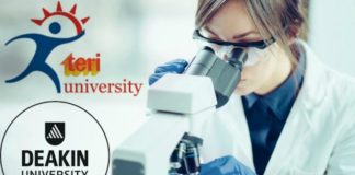TERI & Deakin University, Australia Joint PhD Programme 2018