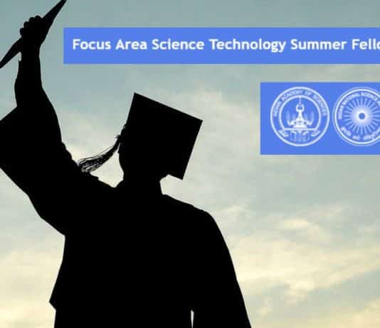 Focus Area Science Technology Summer Fellowship [FAST-SF] – 2019