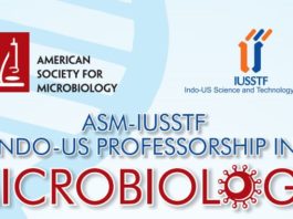 ASM-IUSSTF INDO-US Professorship In Microbiology 2019