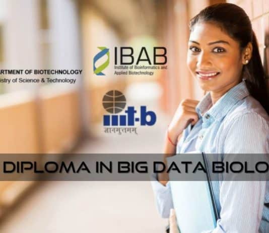 Applications Invited - DBT Funded PG Diploma in Big Data Biology