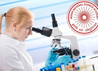 INSA Medal For Young Scientist 2019 INSA Medal For Young Scientist 2019