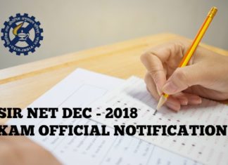 CSIR NET Dec 2018 Exam Application, Eligibility, Deadline, Syllabus CSIR NET Dec 2018 Exam Application, Eligibility, Deadline, Syllabus