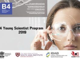 B4 Young Scientist Program 2019