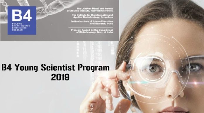 B4 Young Scientist Program 2019