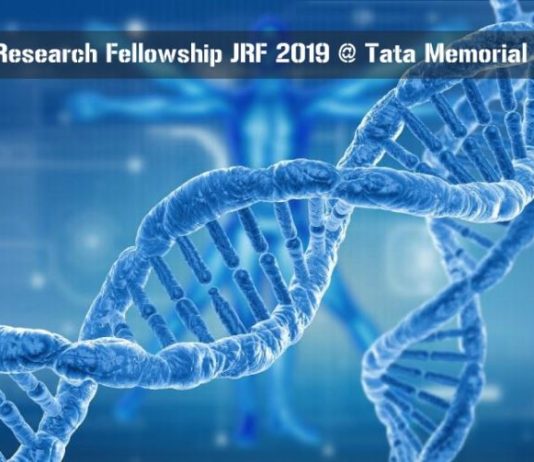 Junior Research Fellowship JRF 2019 @ Tata Memorial Centre