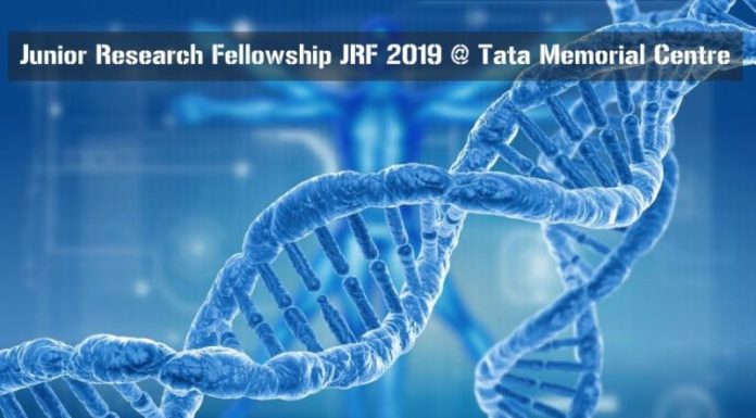 Junior Research Fellowship JRF 2019 @ Tata Memorial Centre