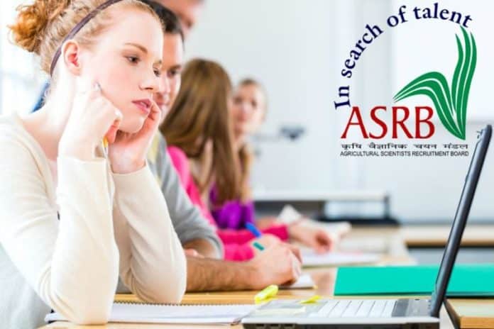 ASRB ICAR National Eligibility Test (NET-II) 2018 Notification