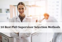 10 Best PhD Supervisor Selection Method Explained 10 Best PhD Supervisor Selection Method Explained
