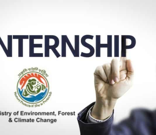 Life Science Internship For Freshers @ MoEFCC