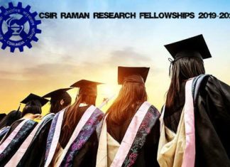 CSIR Raman Research Fellowships 2019-2020 CSIR Raman Research Fellowships 2019-2020