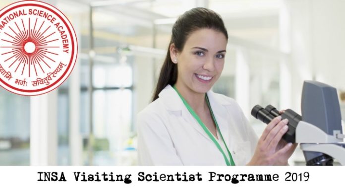 INSA Visiting Scientist Programme 2019