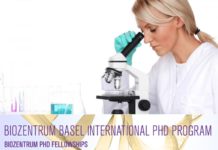 Biozentrum PhD Fellowships Program @ University of Basel