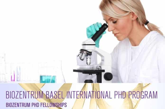 Biozentrum PhD Fellowships Program @ University of Basel
