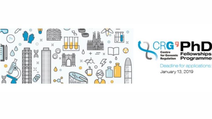 CRG International PhD Fellowship Programme 2019