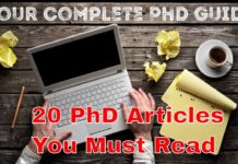 Your Complete PhD Guide – 20 PhD Articles You Must Read