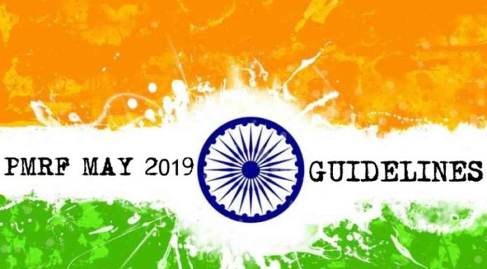 Revised Guidelines For Prime Minister Research Fellowship May 2019