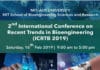 International Conference on Recent Trends in Bioengineering (ICRTB 2019) International Conference on Recent Trends in Bioengineering (ICRTB 2019)