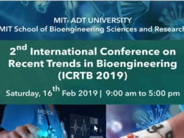 International Conference on Recent Trends in Bioengineering (ICRTB 2019)