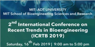 International Conference on Recent Trends in Bioengineering (ICRTB 2019)