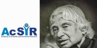 AcSIR – Dr. APJ Abdul Kalam Summer Training